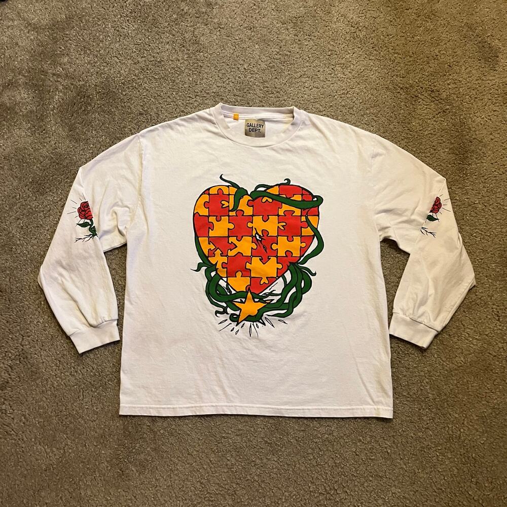 Authentic Gallery Dept Flower L/S Tee White L